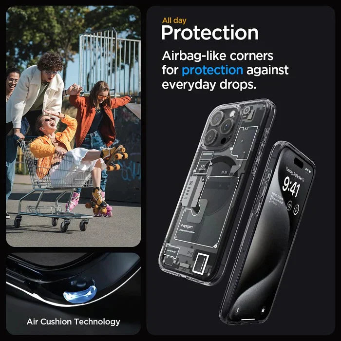 iPhone 15 Pro Ultra Hybrid Shockproof Case Case- Black