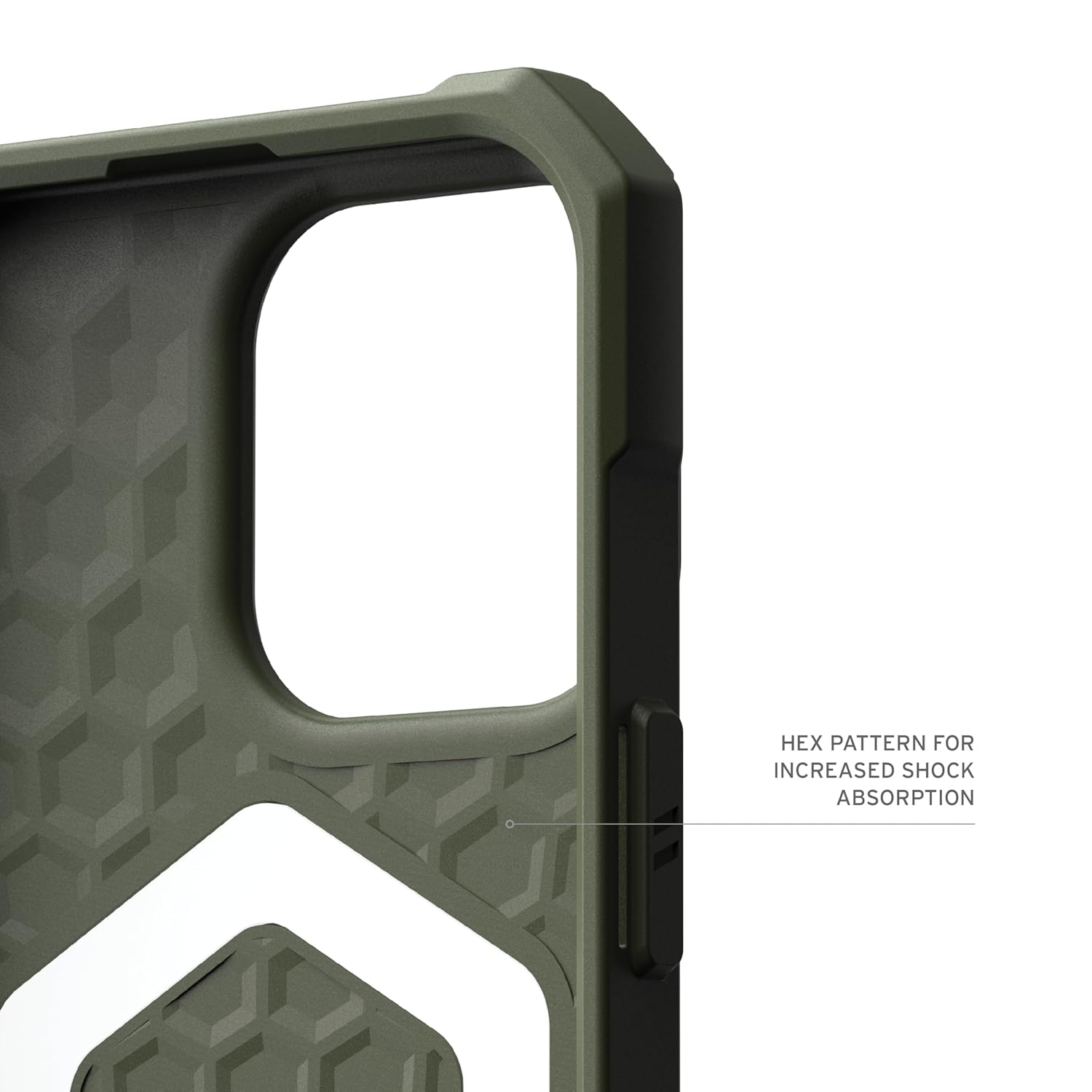 Urban Armor Gear UAG iPhone 16  Case, Essential Armor Mag-Safe Compatible, Slim Fit Rugged Protective Case/Cover Designed for iPhone 16, 2024 (Military Drop Tested) - Olive Green