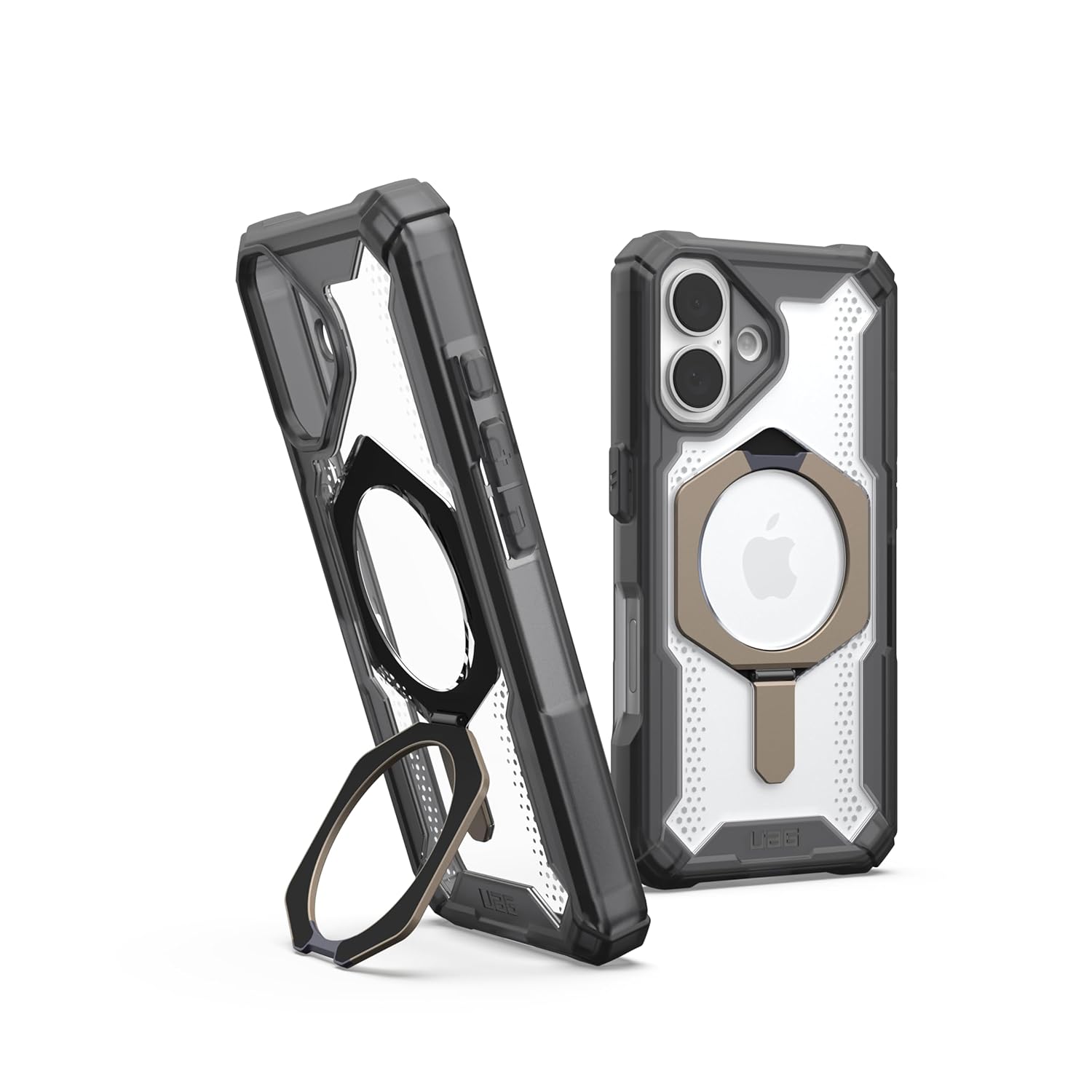 Urban Armor Gear UAG iPhone 16 Plus Case, Plasma XTE Mag-Safe Compatible, Rugged Lightweight Slim Shockproof Protective Case/Cover Designed for iPhone 16 Plus (2024) - Ash/Titanium