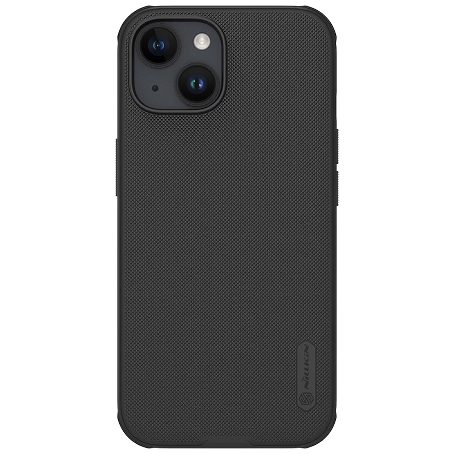 Nillkin Case for Apple iPhone 14 Plus (6.7" Inch) Super Frosted Shield Pro Hard Back Soft Border (PC + TPU) Shock Absorb Cover Raised Bezel Camera Protect PC without Logo Cut Black Color