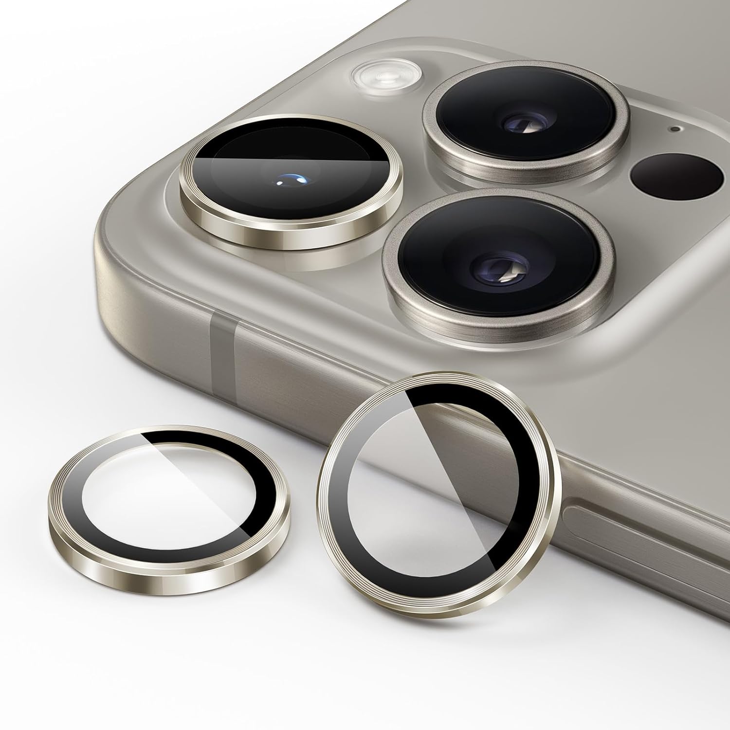 Metal Camera Ring Protector for iPhone 15 Pro