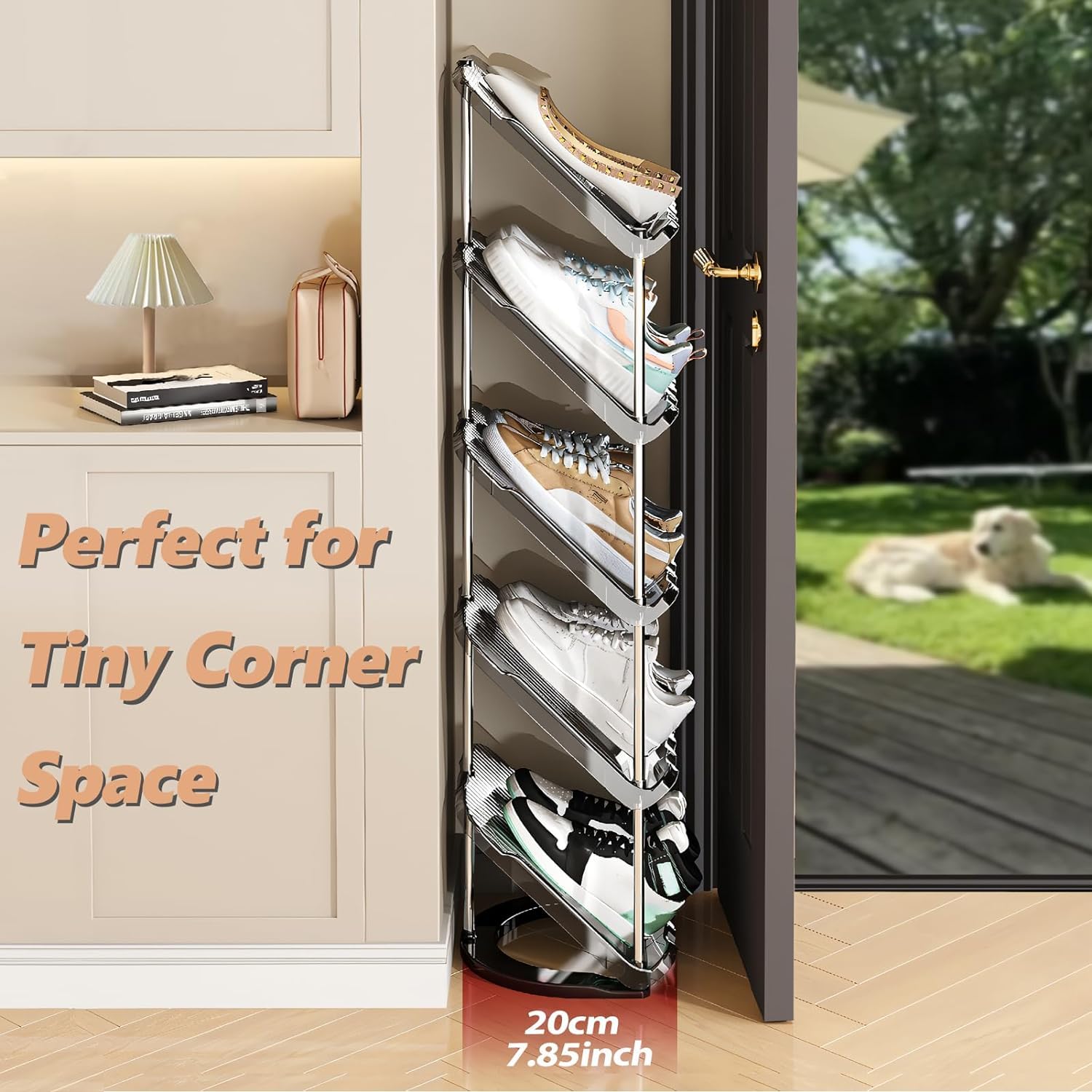 Casecart Elegant Multi-Tier Outdoor Shoe and Utility Rack