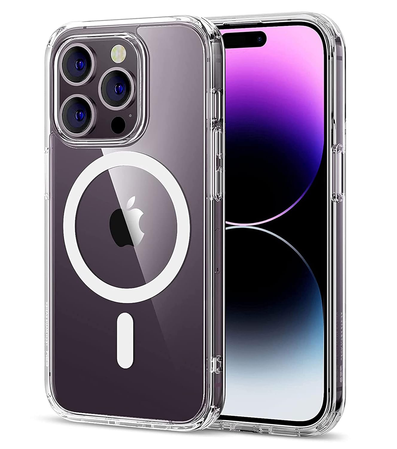 Animated Hard PC with IC Protective Magnetic Clear Cover for iPhone 16 Pro Case [Compatible with MagSafe]