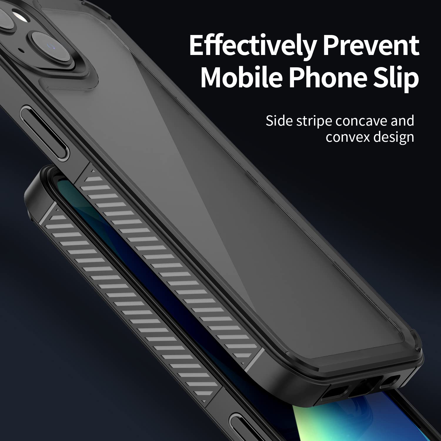 iPhone 13 Carbon Fiber Hybrid Shockproof Case