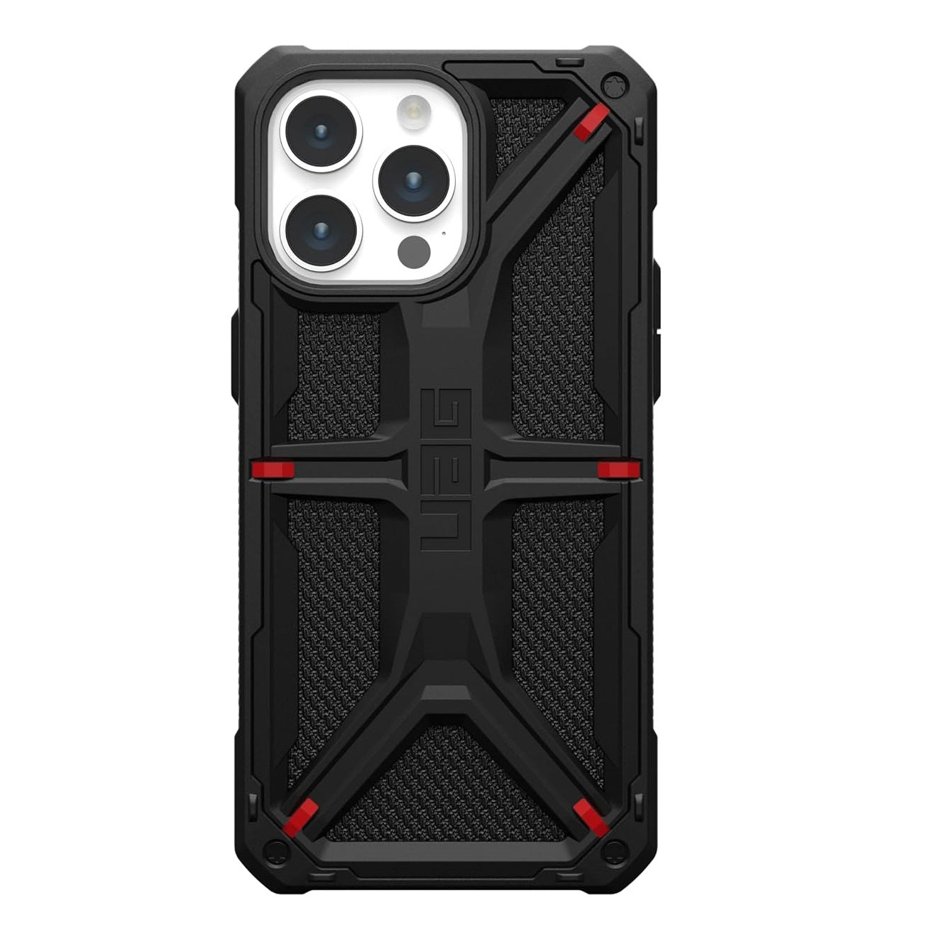 iPhone 16 Pro Max UAG Monarch Kevlar Protective Rugged Armor Case - Black