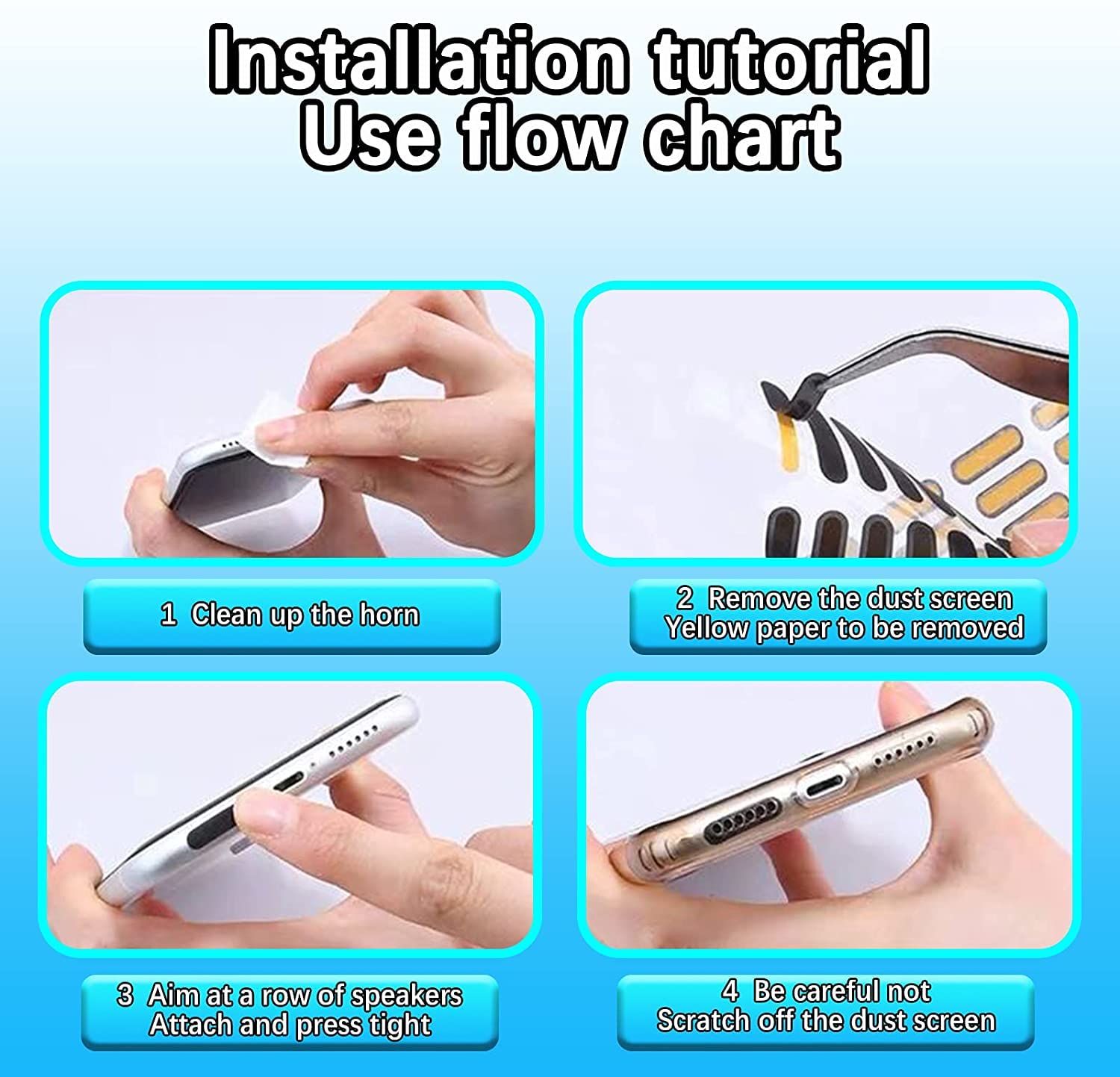 Mobile Speaker Anti Dust Jali Honey Comb Pattern Pack of 2