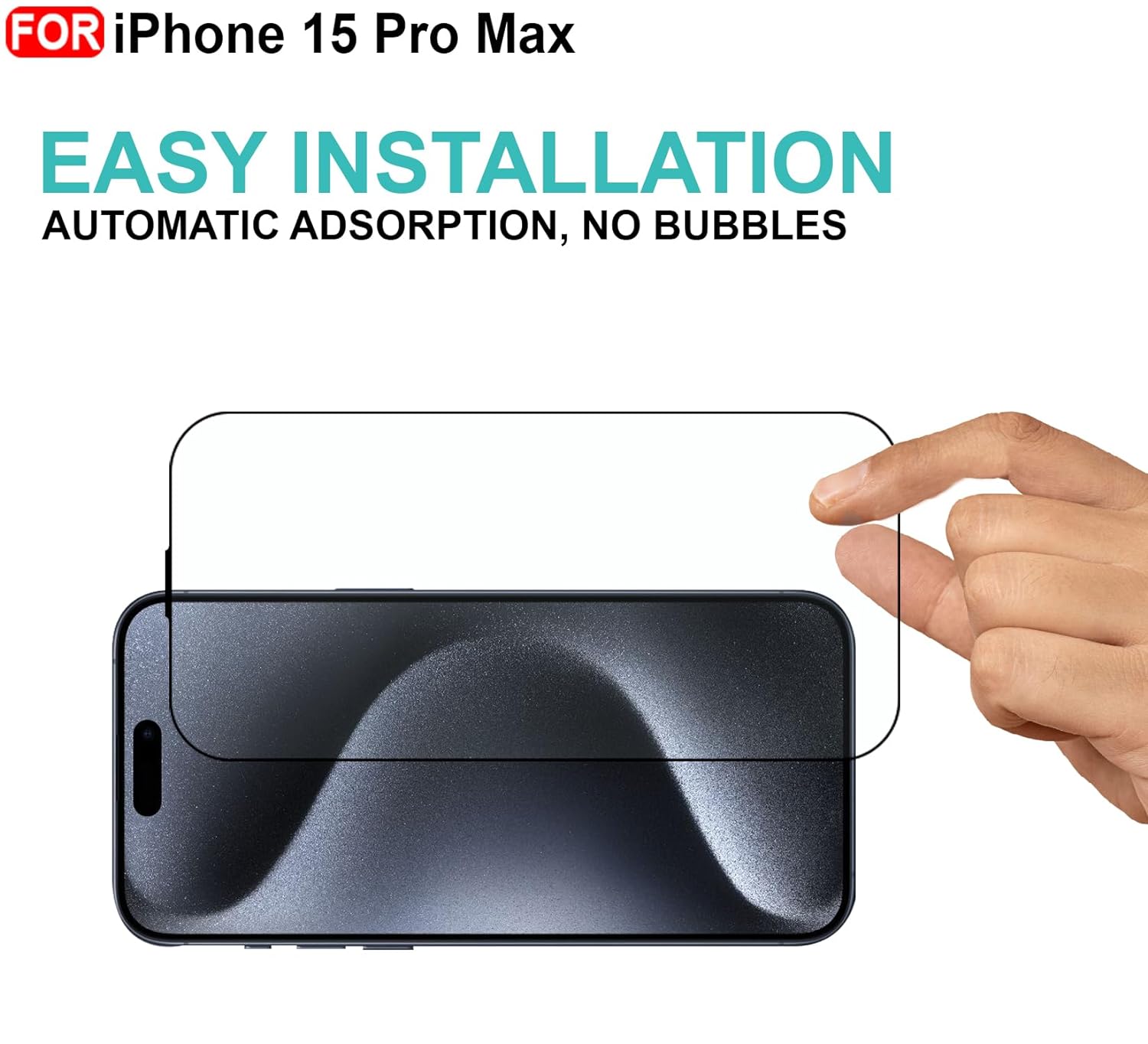 HD Tempered Glass for iPhone 15 Pro