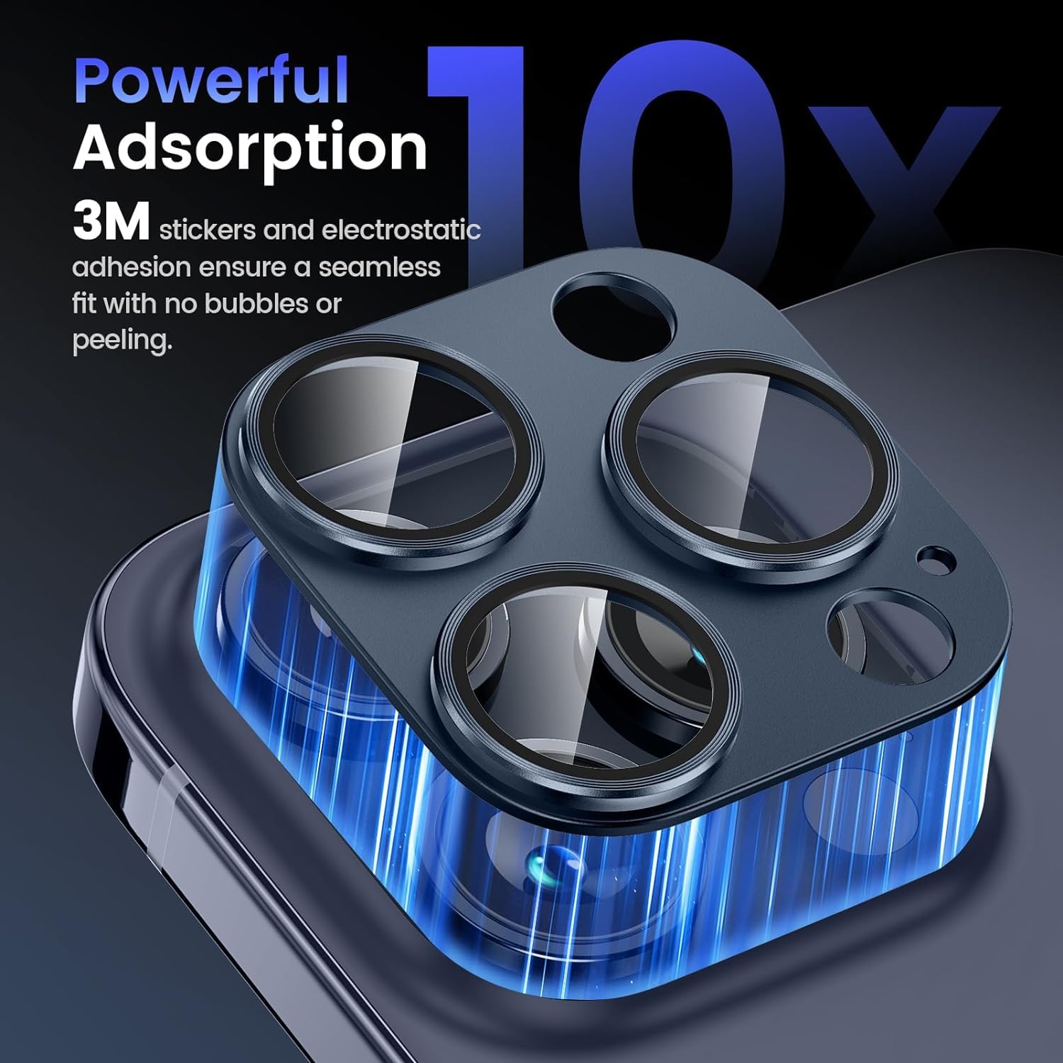 Camera Lens Protector for iPhone 15 Pro Max  -Easy Installation