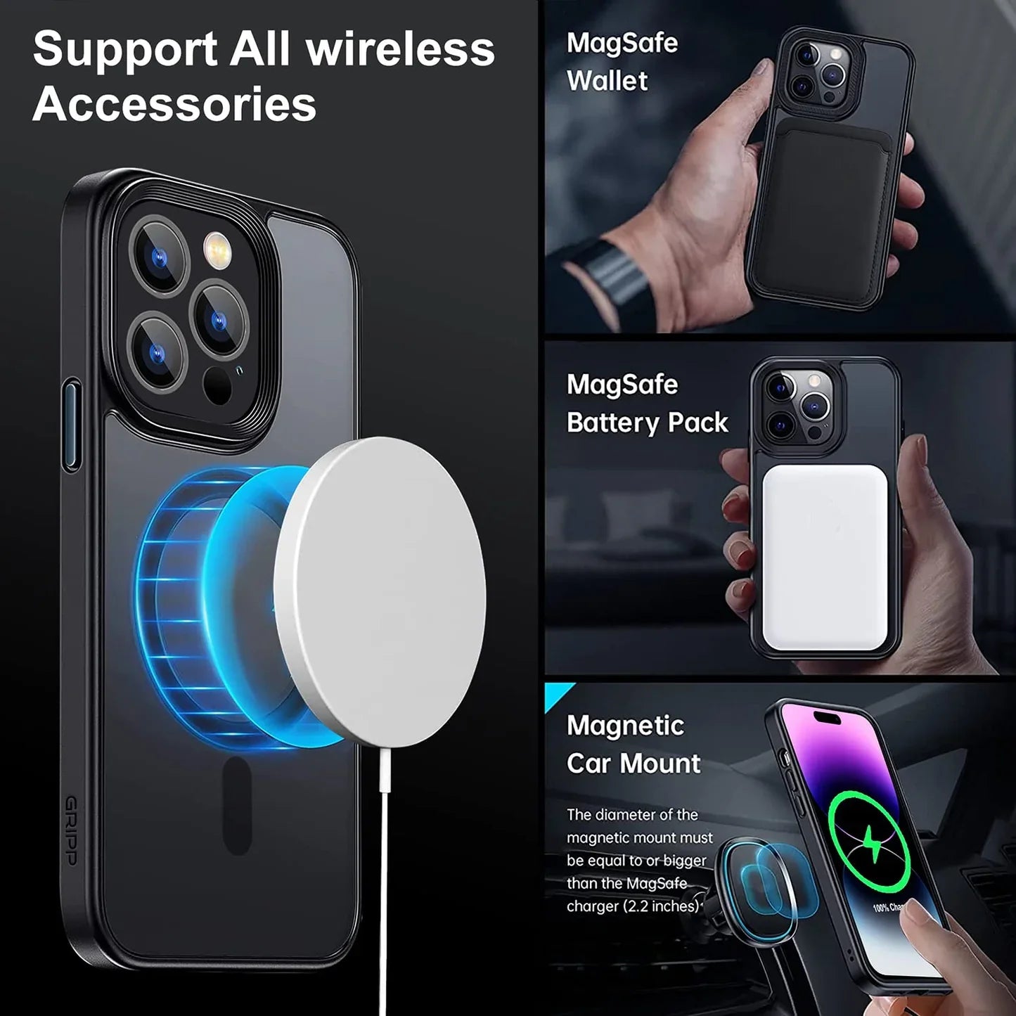 iPhone 13 Pro Ultra Magsafe Drop Proof Sleek Matte Case