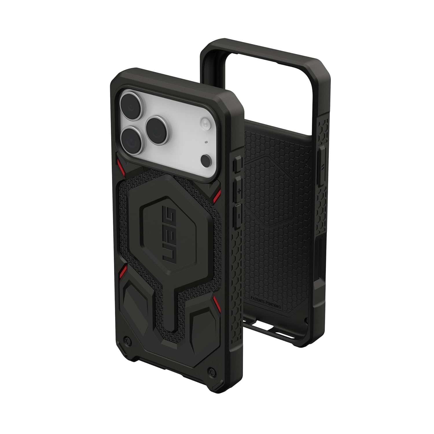 Urban Armor Gear UAG Monarch Pro Mag-Safe Compatible, Rugged Heavy Duty Shockproof Military Grade Protective Case/Cover Designed for iPhone 17 Pro (2025) - Black