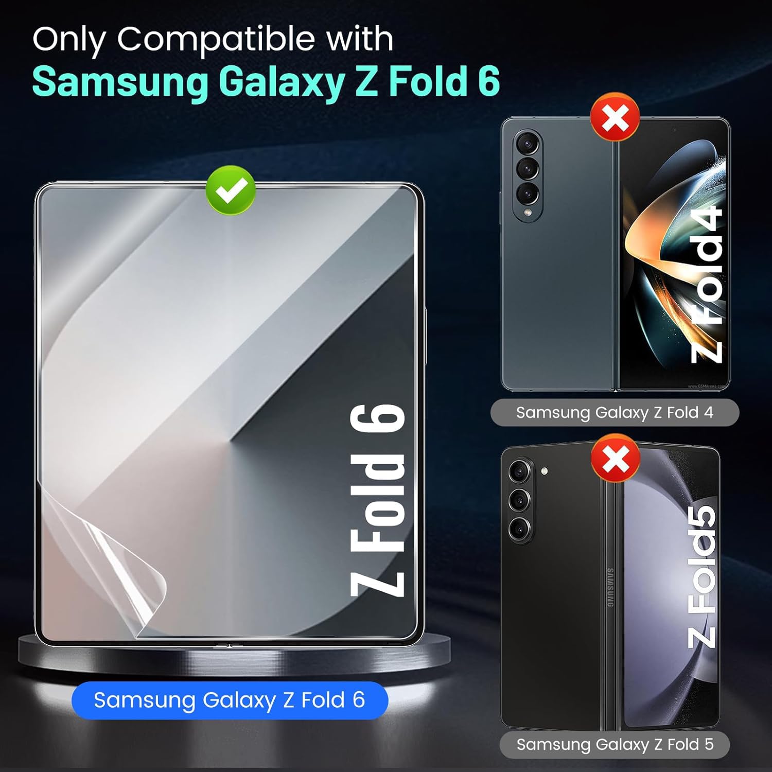 Z Fold6 Inner Display Hydrogel Protector