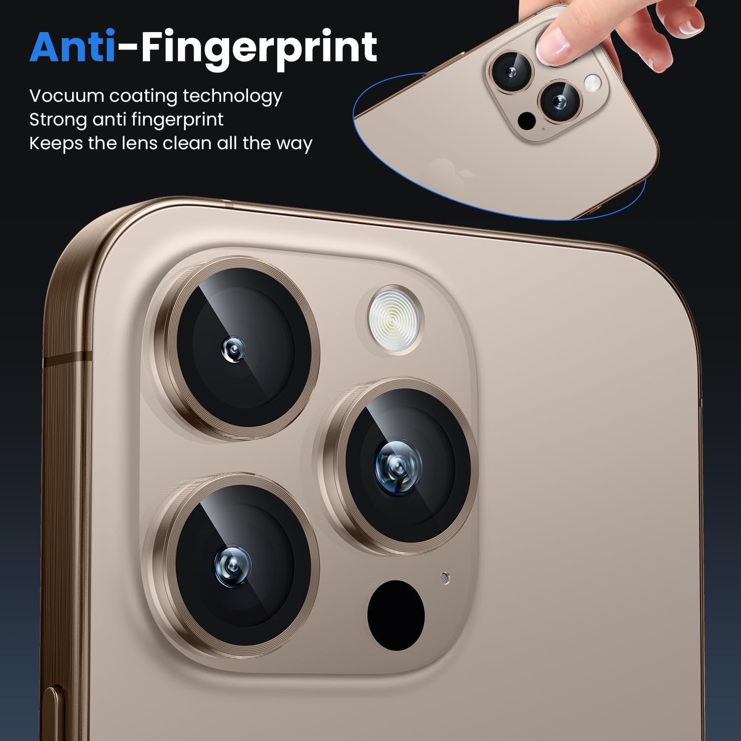 iPhone 16 Pro Max Metal Camera Ring