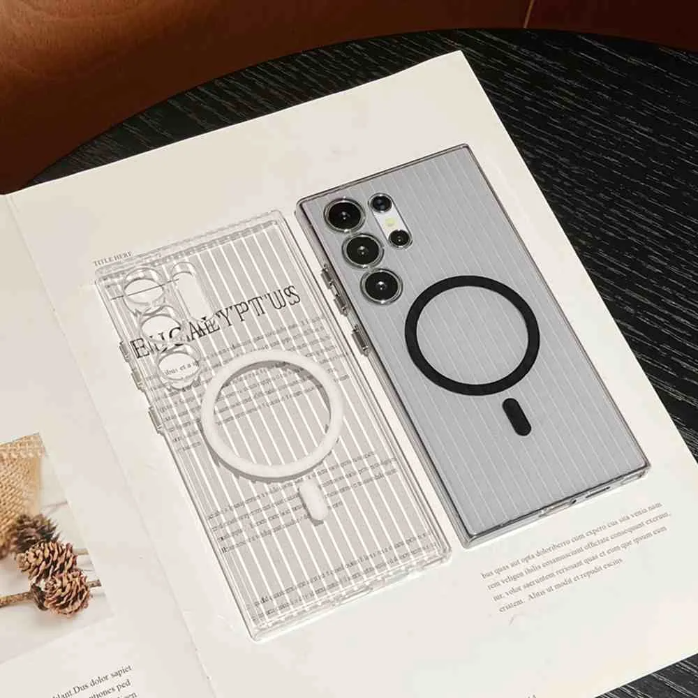 Galaxy S25 Ultra Zig-Zag Crystal Shield MagSafe Case