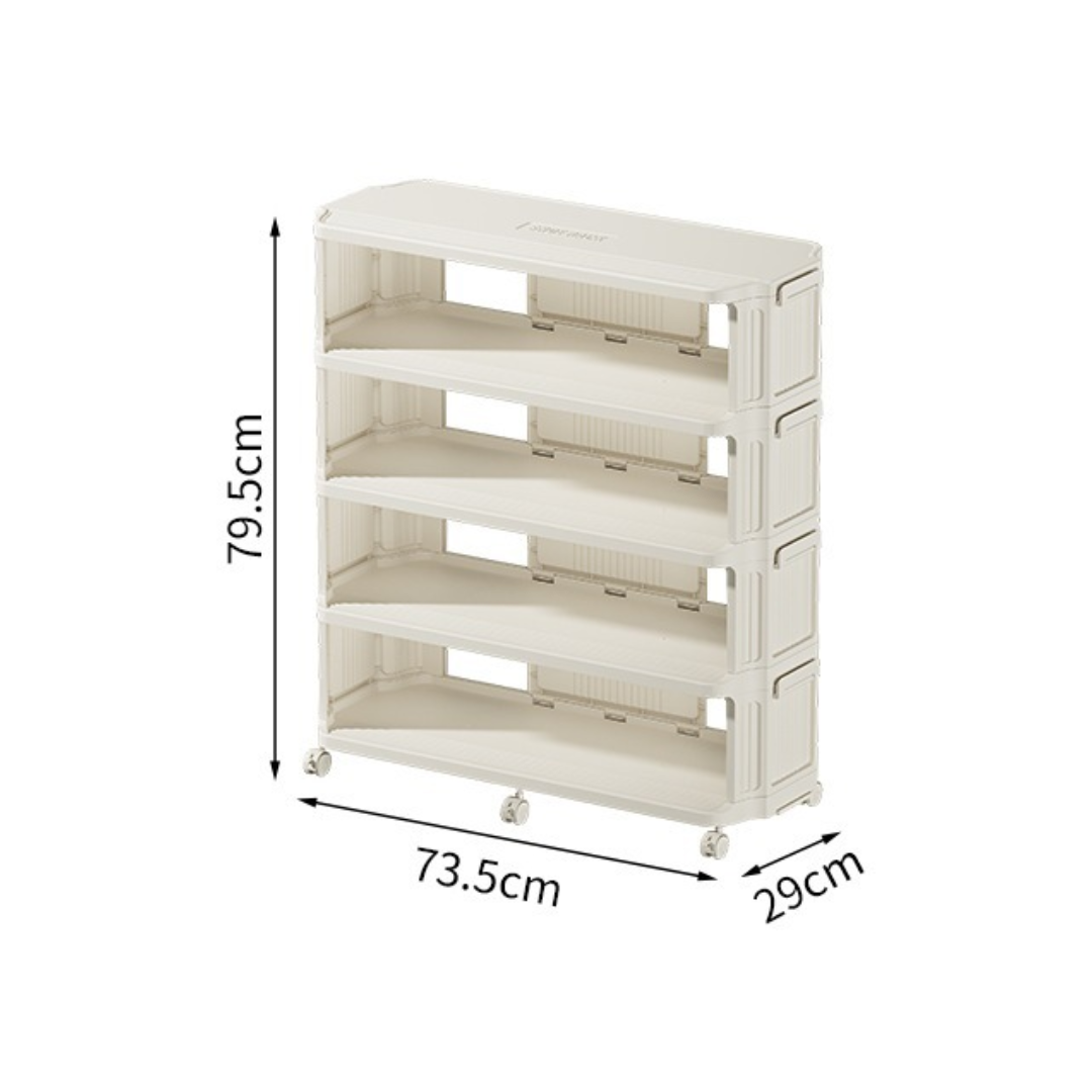 Quick Stack Foldable Shoe Organizer