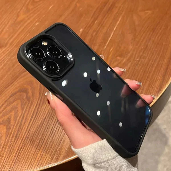 iPhone 15 Pro Ultra Hybrid Bumper Case With Camera Protection - Black