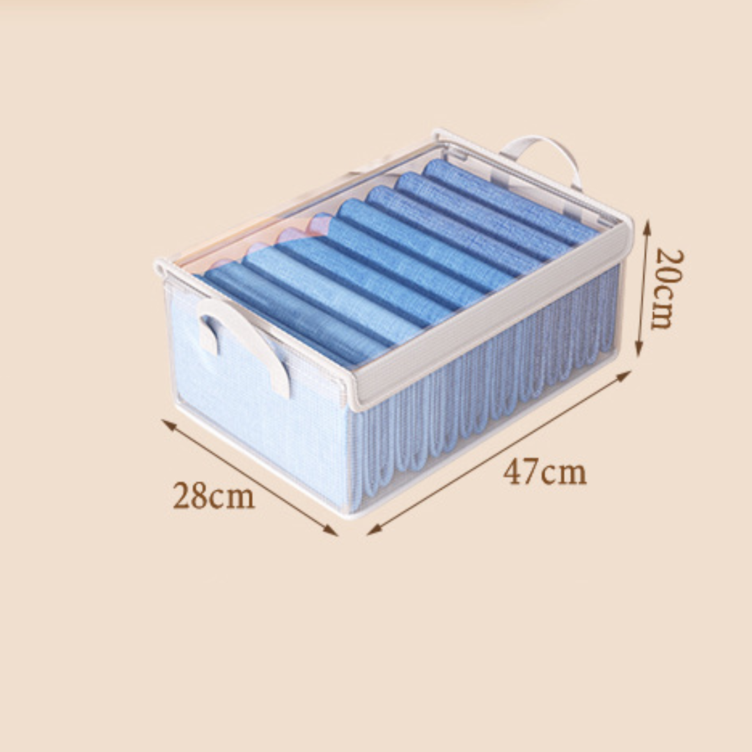 Space Max Foldable Transparent Clothes Storage Organizer