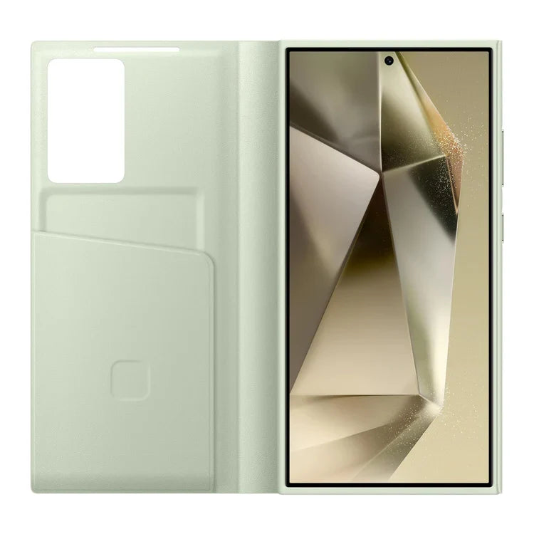 Samsung Galaxy S24 Ultra Smart View Window Flip Wallet Case with Control