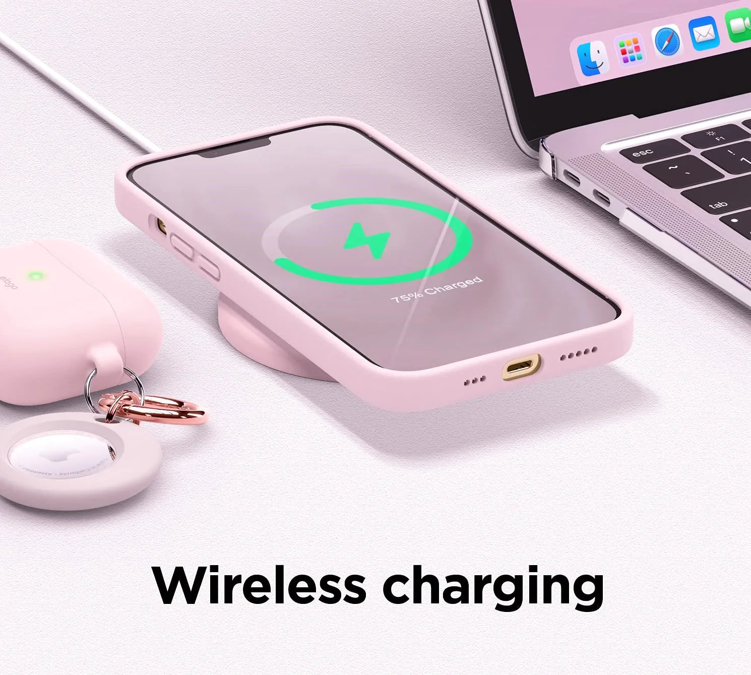 iPhone 13 Pro Max Liquid Silicon Case - Pink