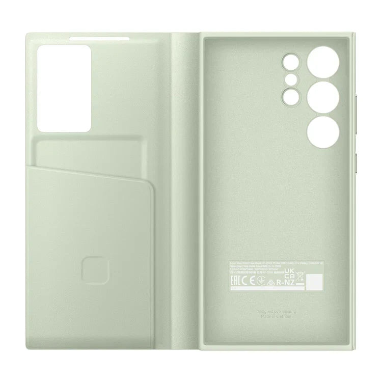 Samsung Galaxy S24 Ultra Smart View Window Flip Wallet Case with Control