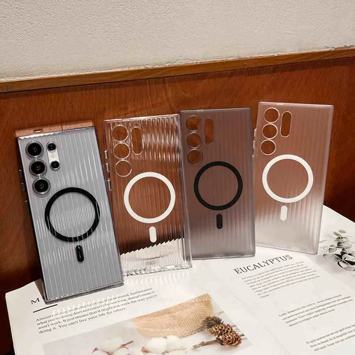 Galaxy S25 Ultra Zig-Zag Crystal Shield MagSafe Case