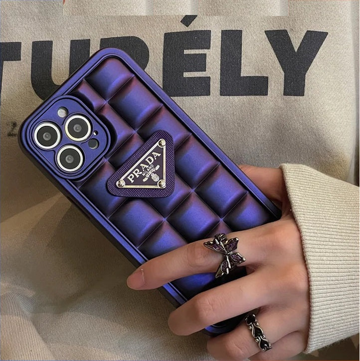 iPhone 14 Pro Max Luxury Prada Kitkat Shaped Soft Case – Case cart