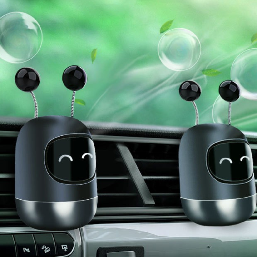 Mini Car Air Freshener with Long-Lasting Plant Fragrance