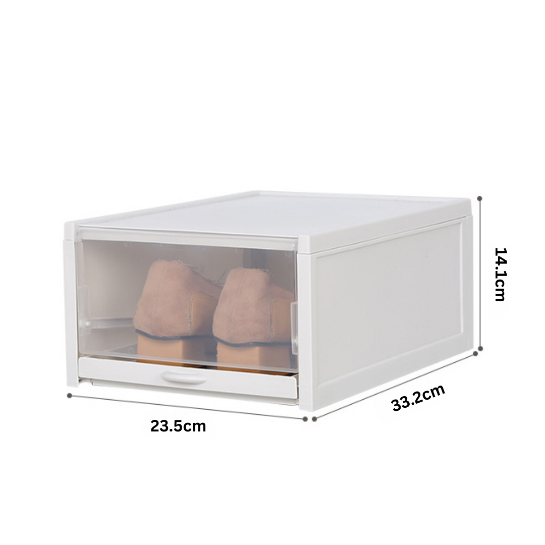 Quick Pull Stackable  Dustproof Shoe Cabinet