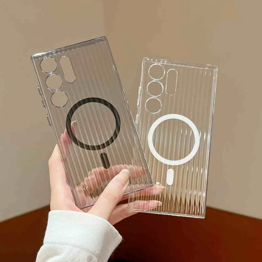 Galaxy S25 Ultra Zig-Zag Crystal Shield MagSafe Case