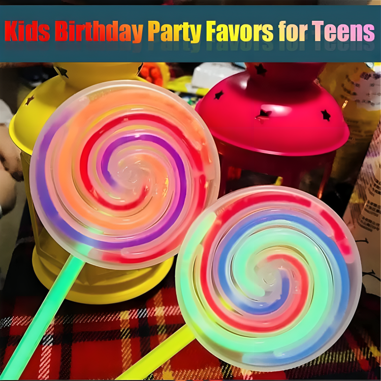 Glow-in-the-Dark Rotating Lollipop Spinner Toy