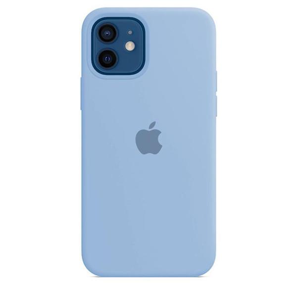 iPhone 12 Silicone Cover Original Silicone Case For Apple iPhone 12 SkyBlue