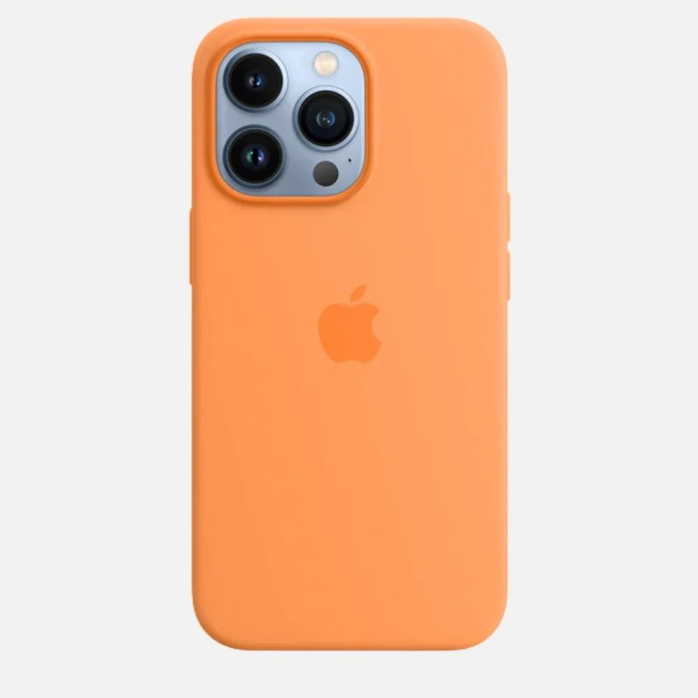 iPhone 13 Pro Max Liquid Silicon Case - Orange