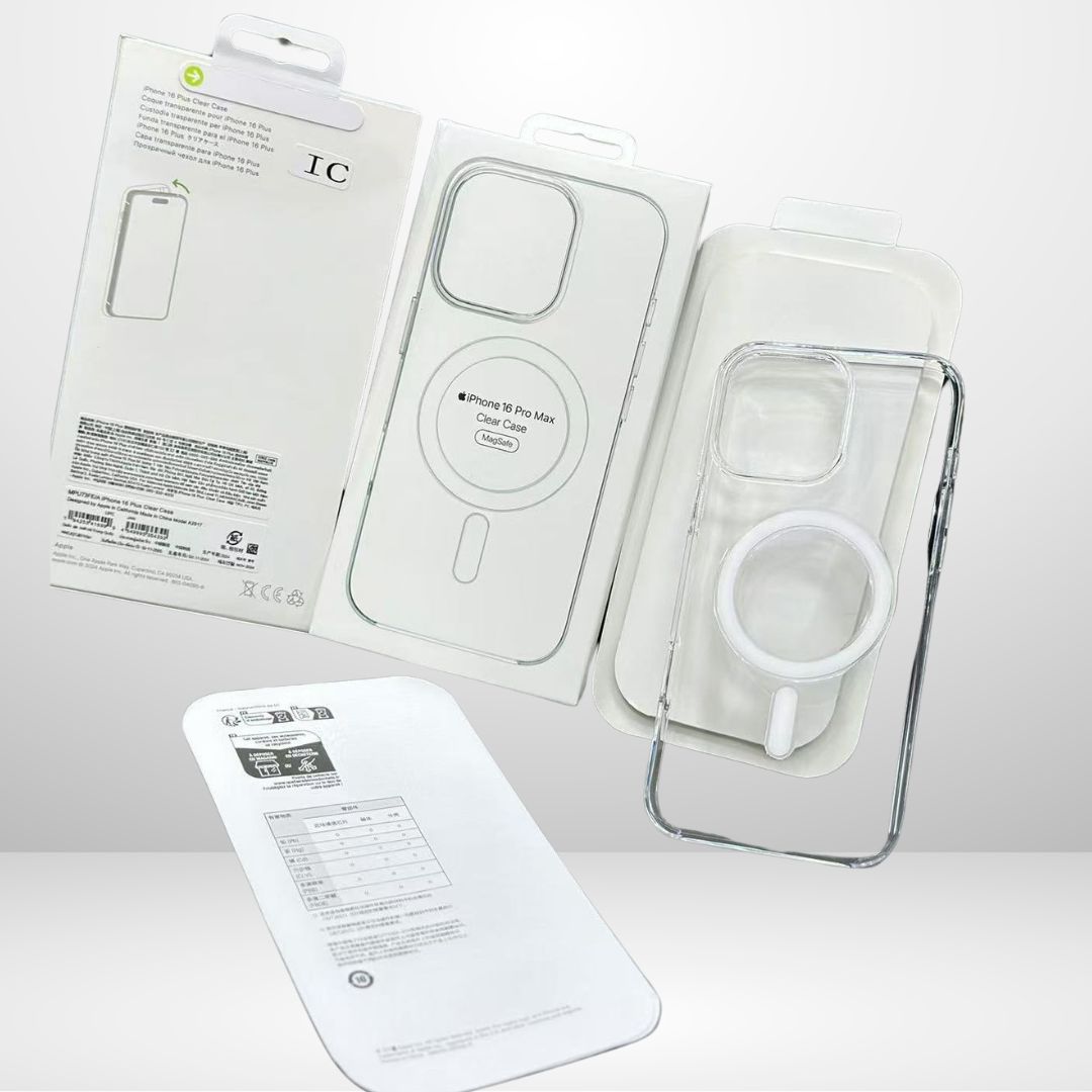 Anti-Yellow Crystal IC MagSafe Working Case for iPhone 15/16 series