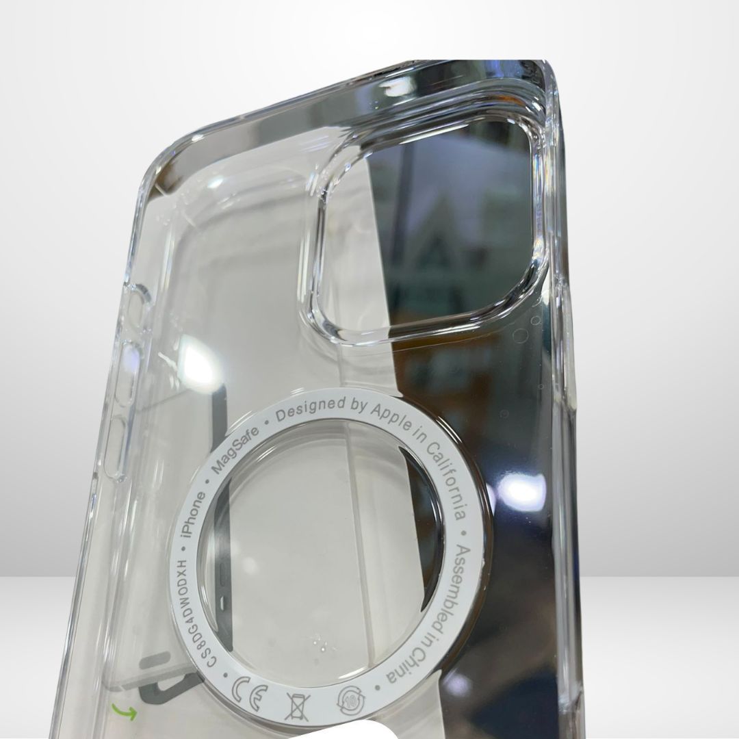 Anti-Yellow Crystal IC MagSafe Working Case for iPhone 15/16 series