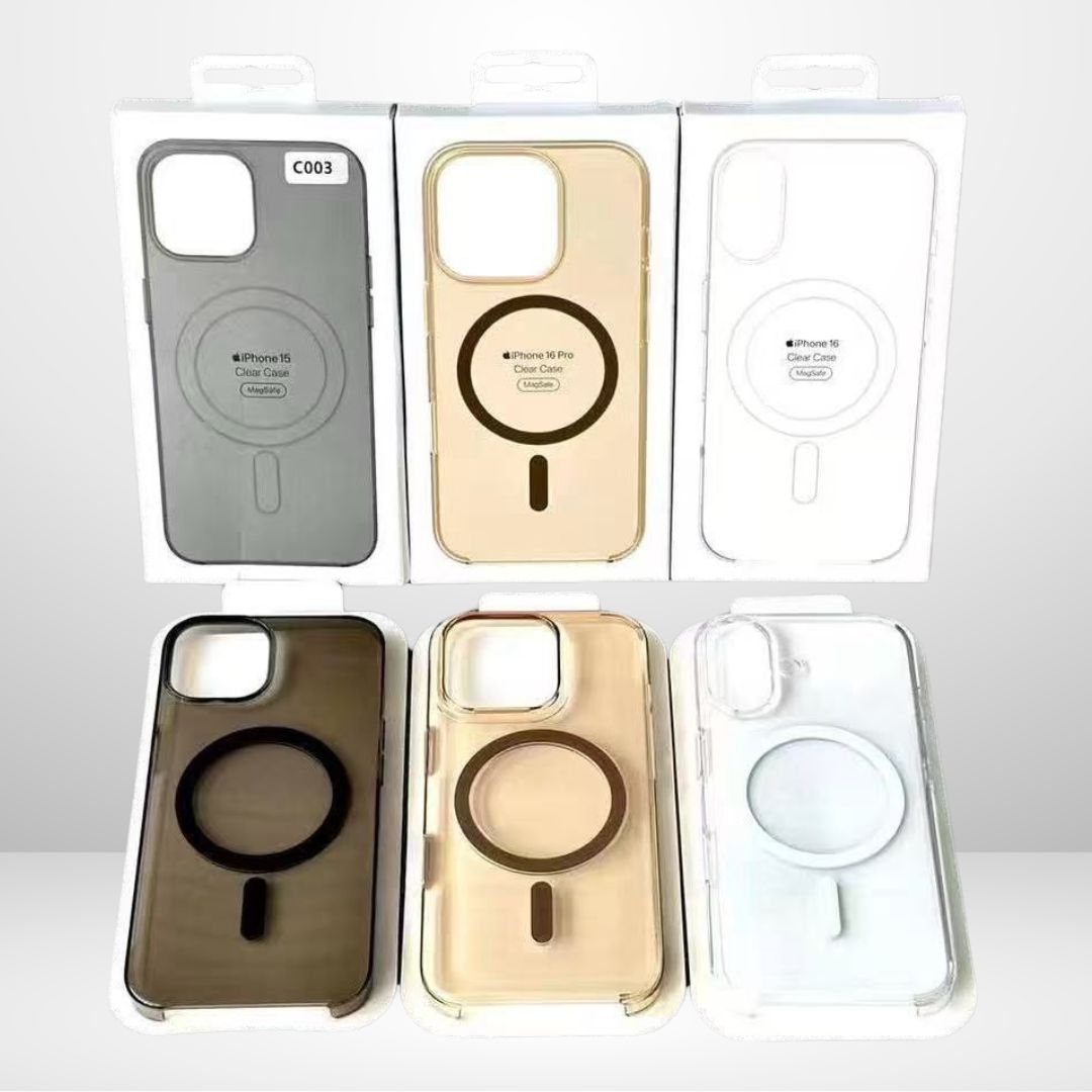 Anti-Yellow Crystal IC MagSafe Working Case for iPhone 15/16 series