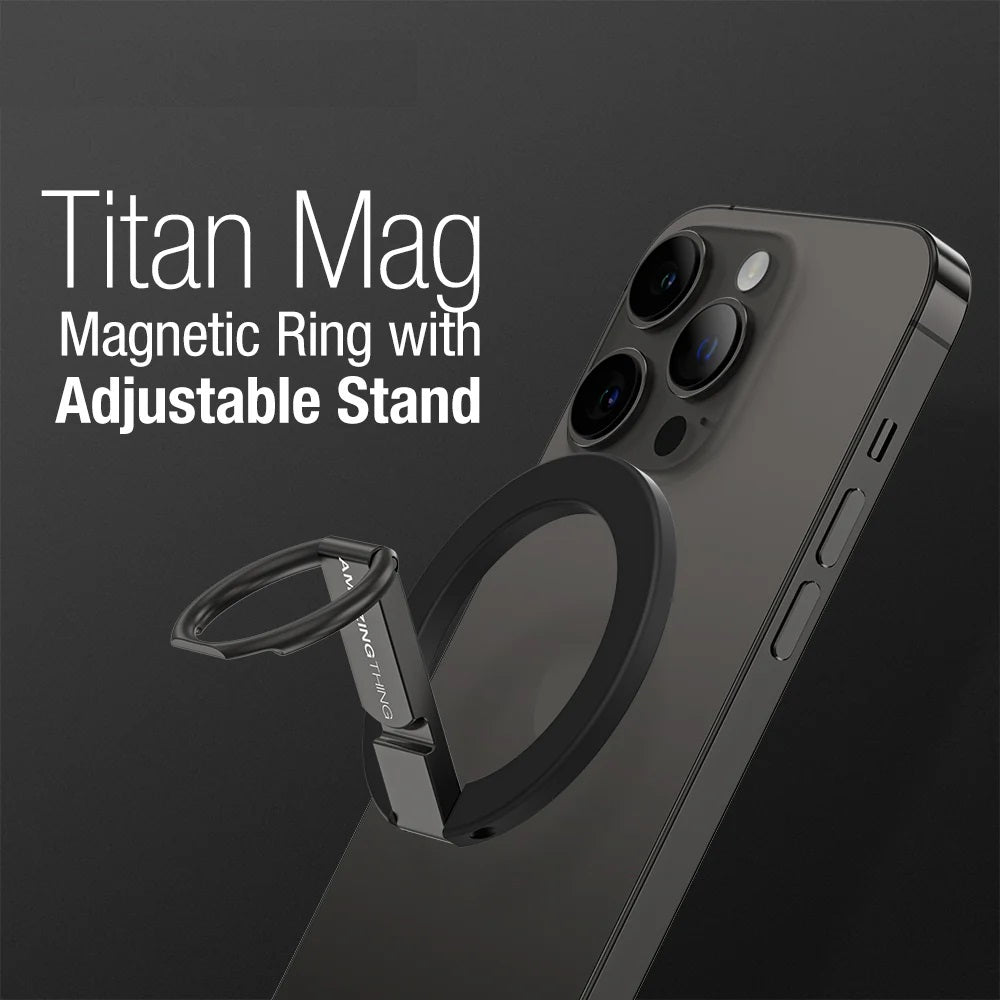 TITAN MAG MAGNETIC GRIP MAGSAFE RING (Titanium)