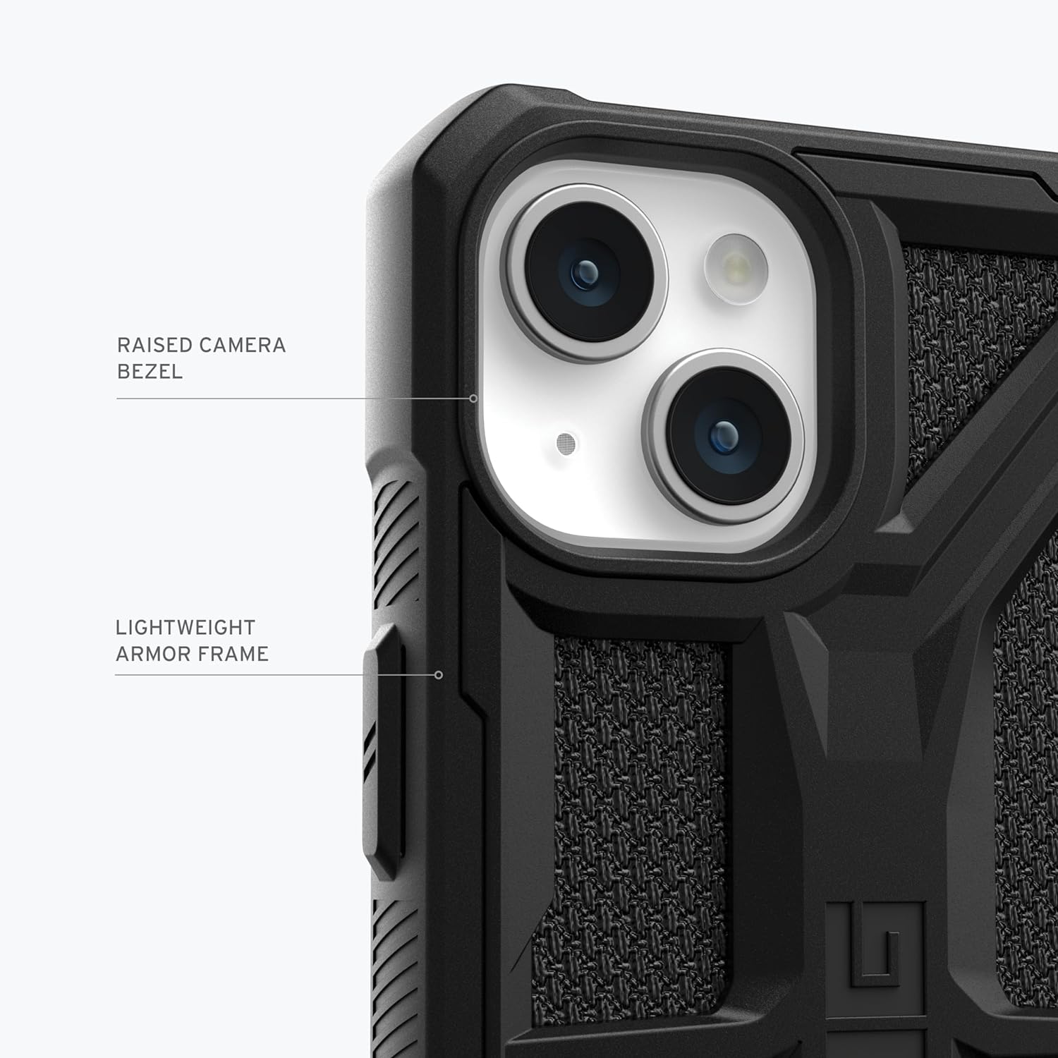 iPhone 15 Pro Armor Cover | Original Urban Armor Slim Fit Rugged Protective Case/Cover Designed For Apple iPhone 15 Pro UAG Black