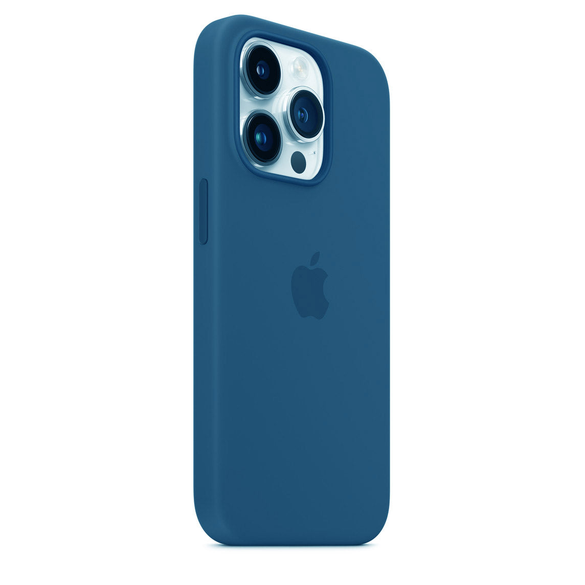 iPhone 14 Silicone Cover with Mag-Safe Apple Original Silicone Case with Mag-Safe For Apple iPhone 14 with Mag-Safe Blue