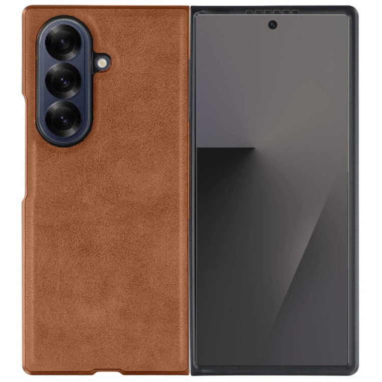 Samsung Galaxy Z Fold7 Durable Shockproof Protective Leather Case