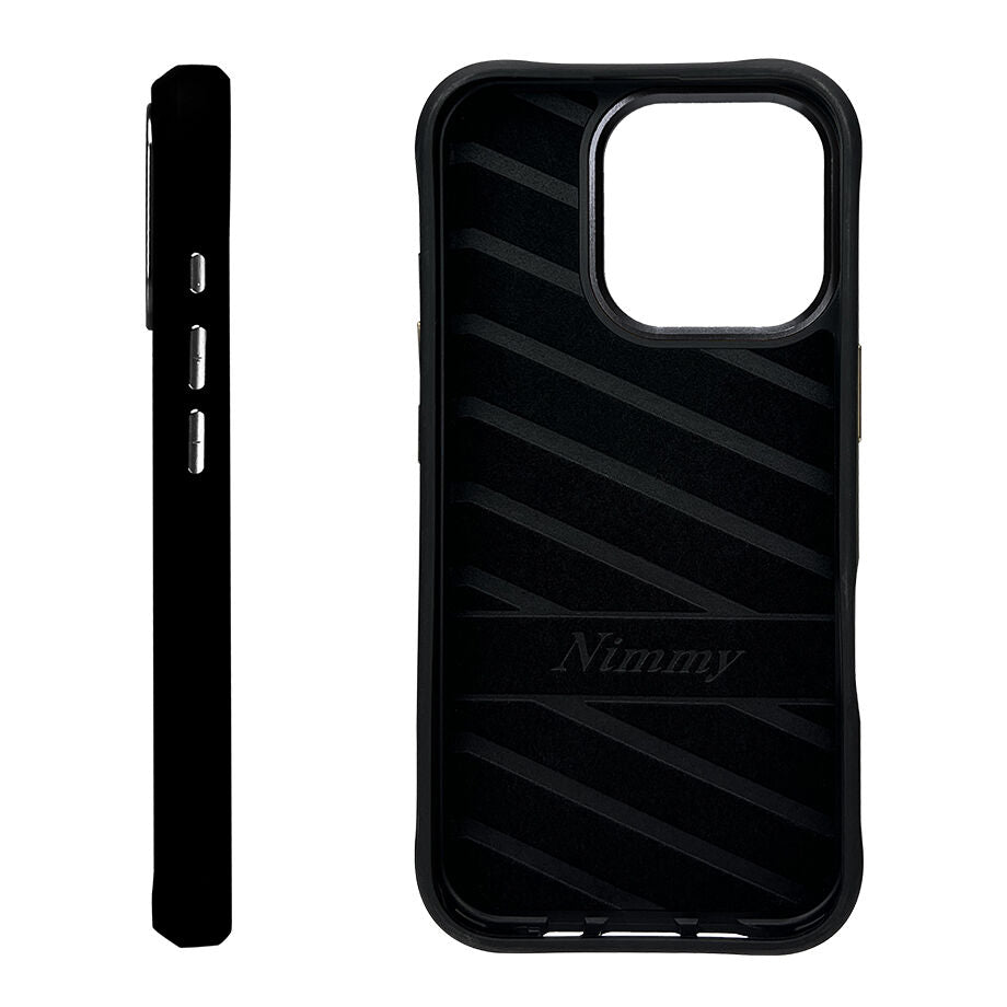 iPhone 16 Pro Max Nimmy Official Embroidery Big Eye Series Back Cover Case - Panda