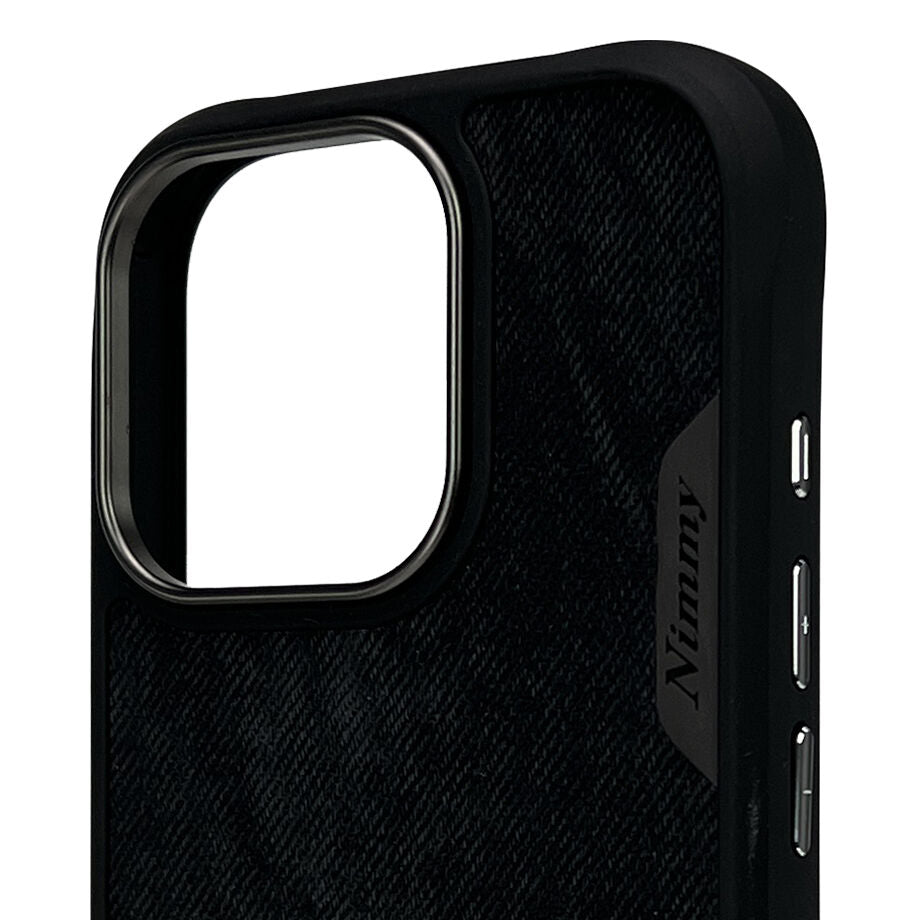 iPhone 16 Pro Max Nimmy Official Embroidery Big Eye Series Back Cover Case - Panda