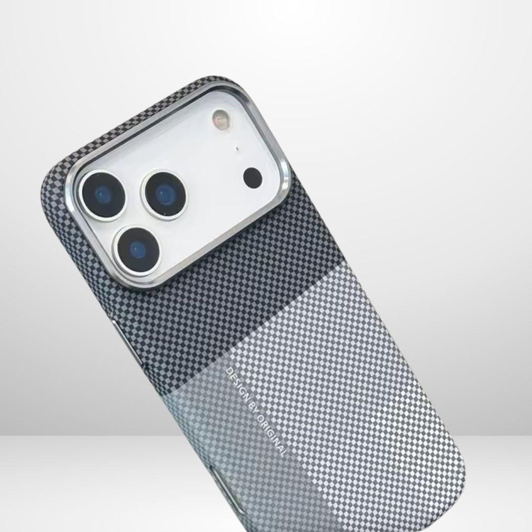 Carbon Fiber Kevlar Texture Case with MagSafe for iPhone 17 Series