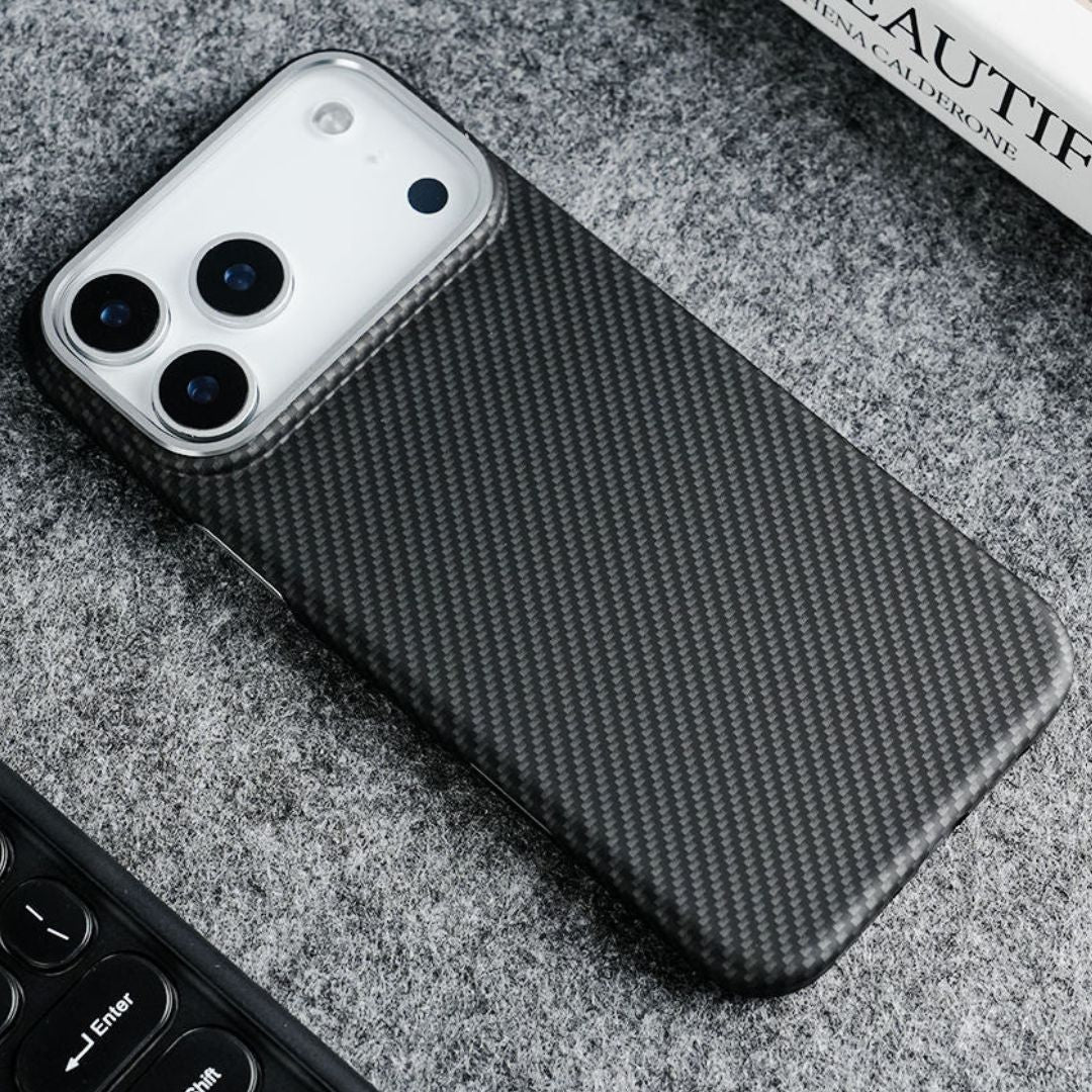 Carbon Fiber PC Hard Case for iPhone 17 Series