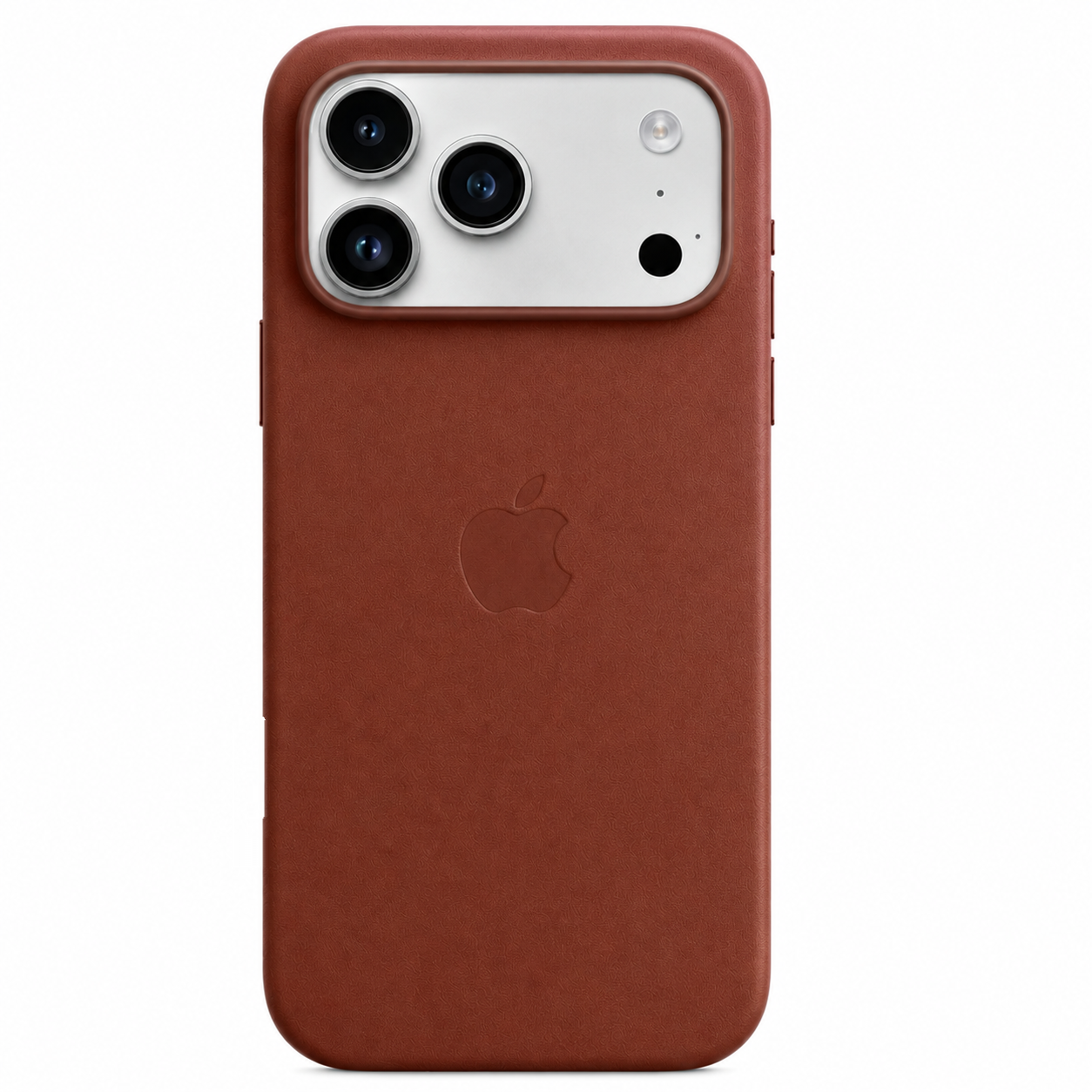 iPhone 18 Pro Max Leather Case with MagSafe & IC Animation - Umber Brown