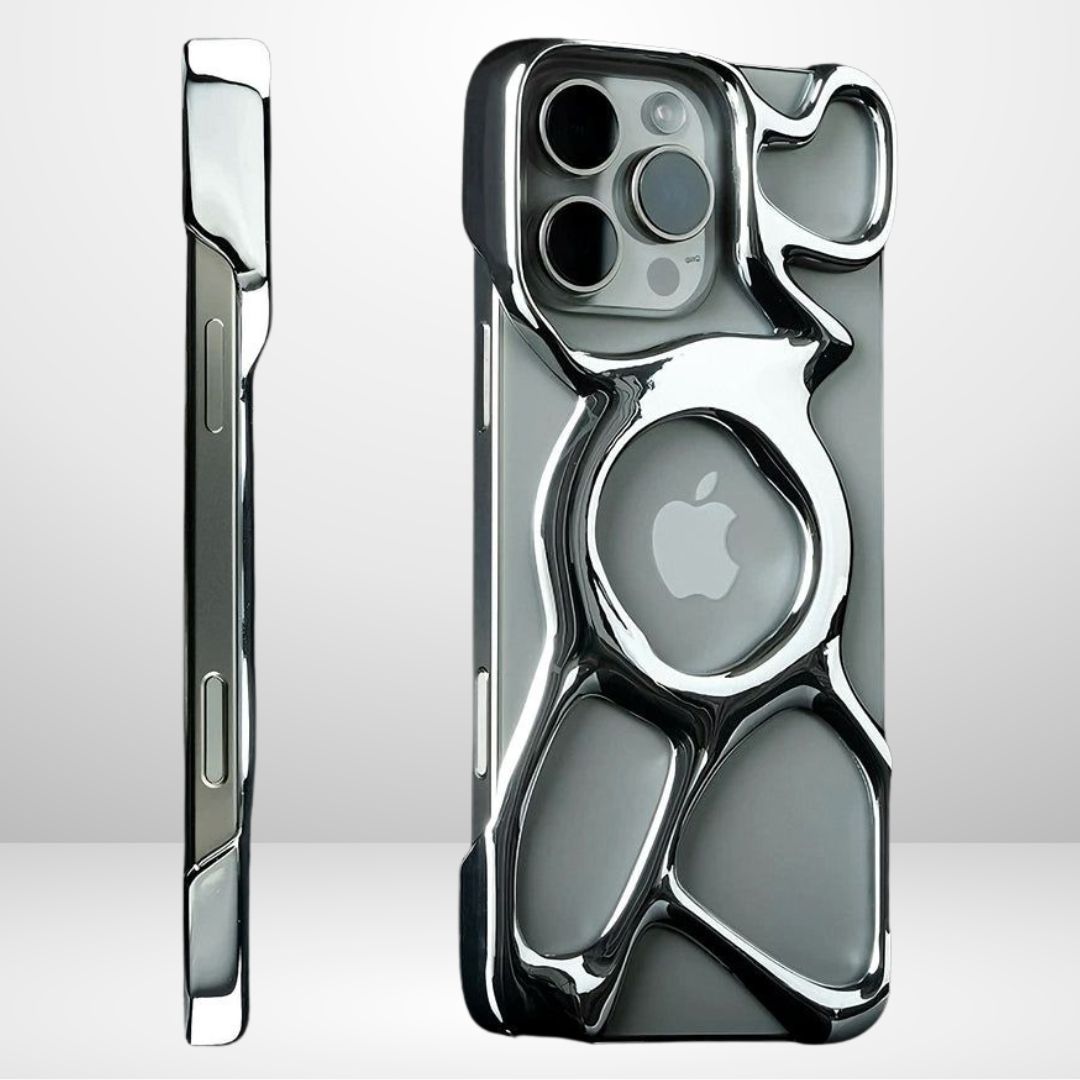 DULERO Frameless Metal Look Case with MagSafe for iPhone 16 Pro/16 Pro Max