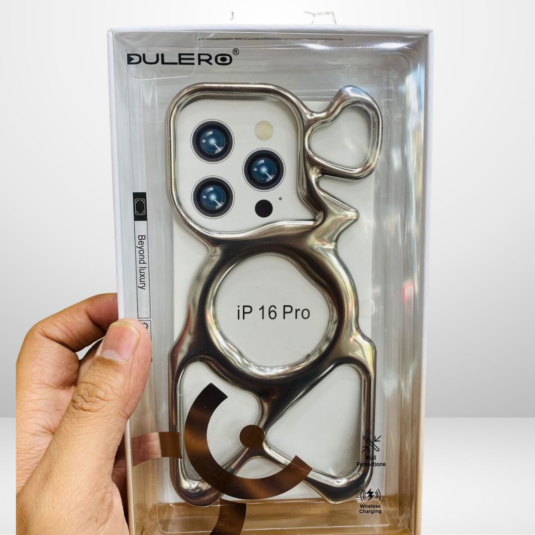 DULERO Frameless Metal Look Case with MagSafe for iPhone 16 Pro/16 Pro Max