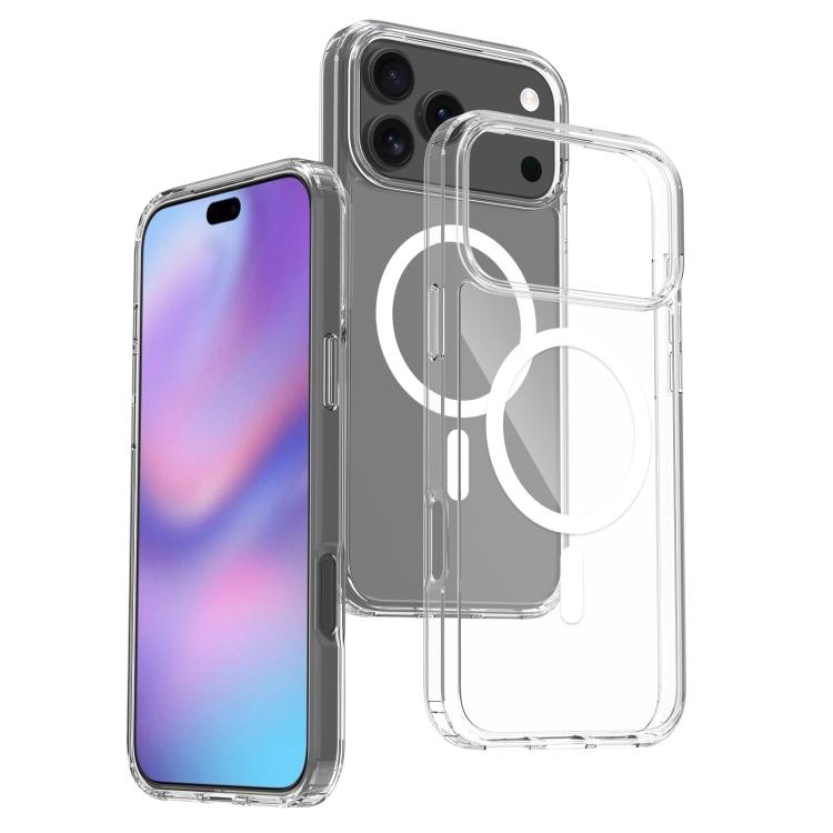 iPhone 17 Pro Max Soft TPU Transparent Magsafe Case - Clear