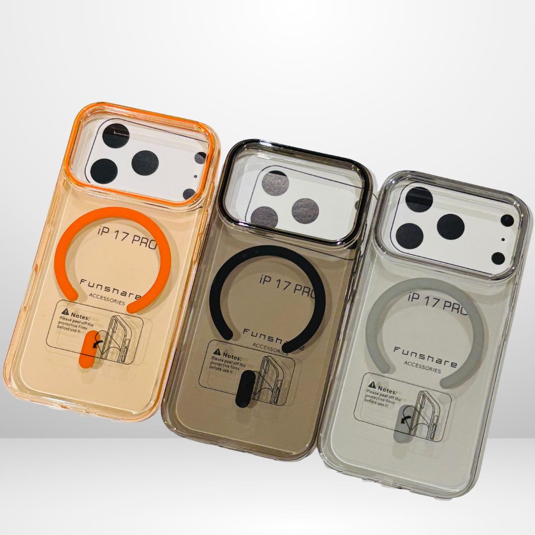 FUNSHARE Ultra-Thin Crystal Clear MagSafe Case for iPhone 17 Series