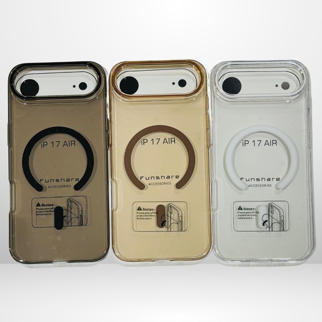 FUNSHARE Ultra-Thin Crystal Clear MagSafe Case for iPhone 17 Series
