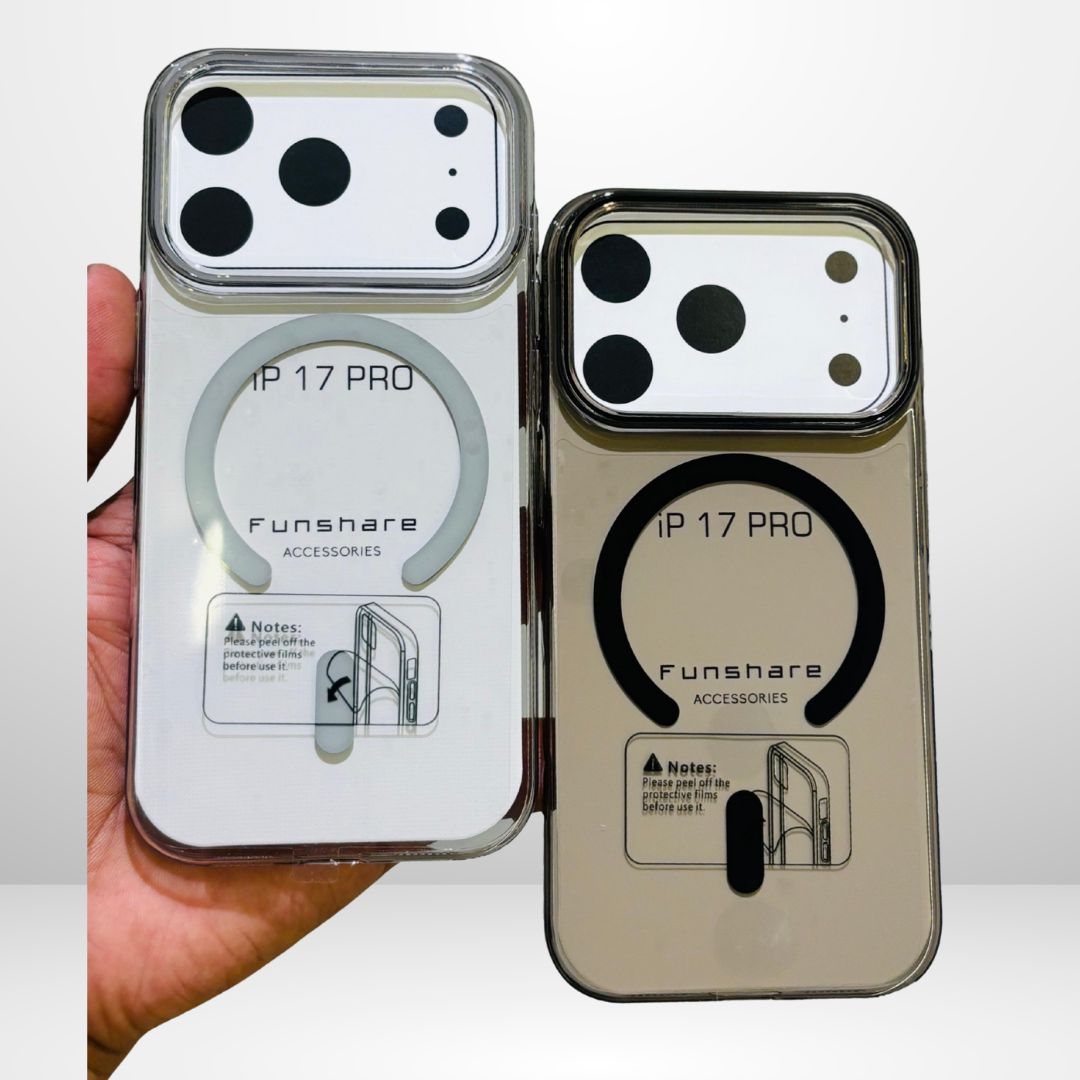 FUNSHARE Ultra-Thin Crystal Clear MagSafe Case for iPhone 17 Series