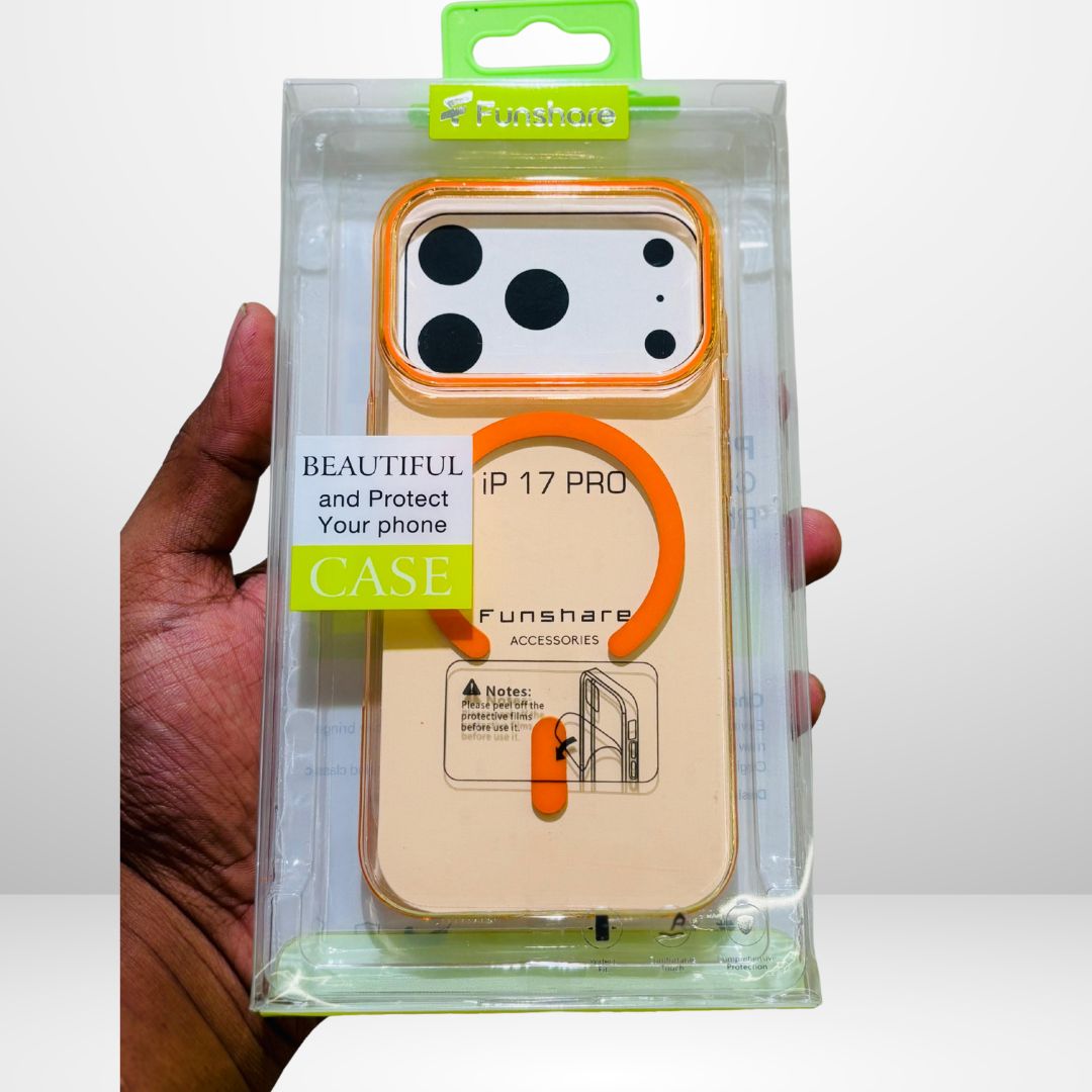 FUNSHARE Ultra-Thin Crystal Clear MagSafe Case for iPhone 17 Series